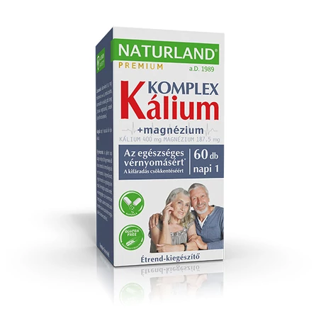 Naturland Kálium + magnézium kapszula 60x
