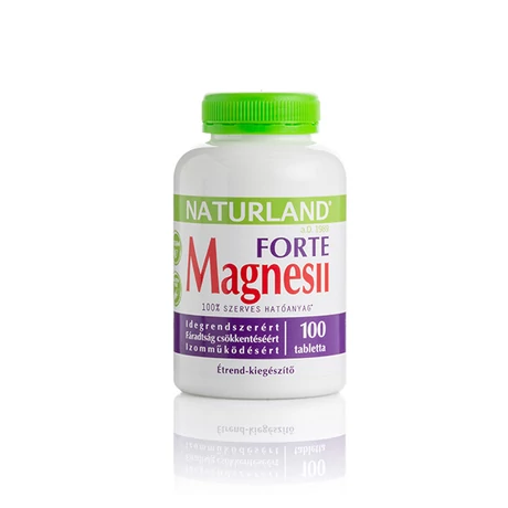 Naturland Magnesii forte étrend-kiegészítő tabletta 100x