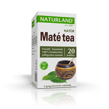 Naturland Maté tea natúr filteres 20x2 g