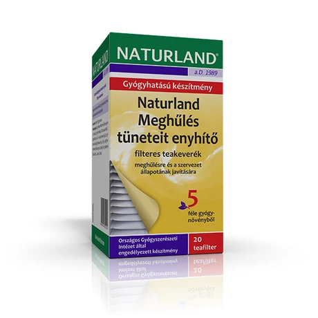 Naturland Meghűlés tüneteit enyhítő teakeverék filteres 20x1,8 g