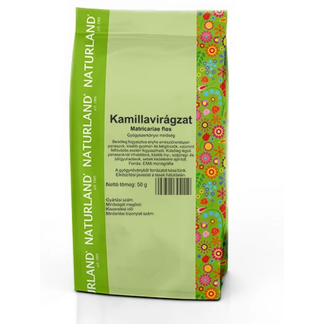 Naturland Kamillavirágzat tea tasakos 50 g univ.