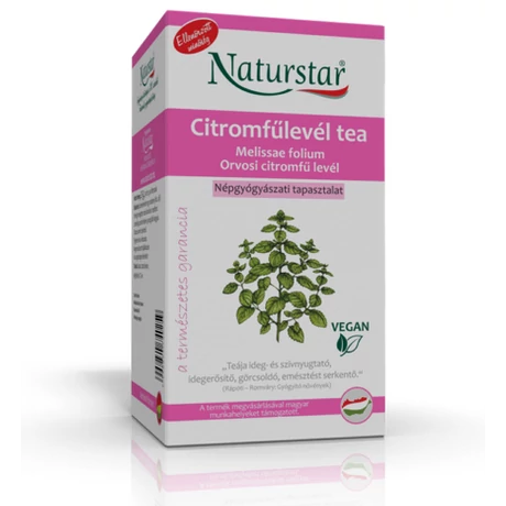 Naturland Naturstar Citromfűlevél tea filteres 25 x 1 g