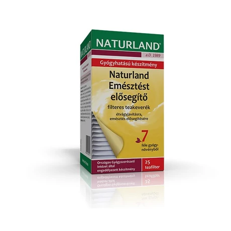 Naturland Emésztést elősegítő teakeverék filteres 25x1 g