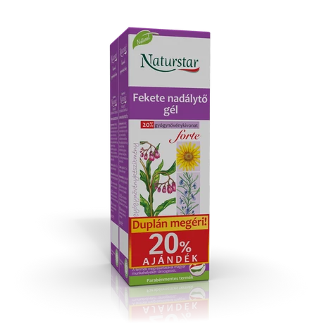 Naturland Naturstar Fekete nadálytő gél forte DUPLA 2x60 ml