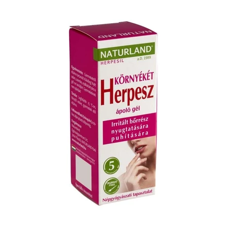 Naturland Herpesz környékét ápoló gél 10g