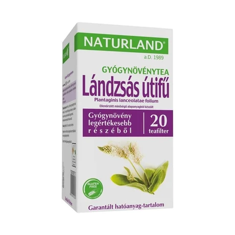 Naturland Lándzsás útifű tea filteres 20x1,5 g