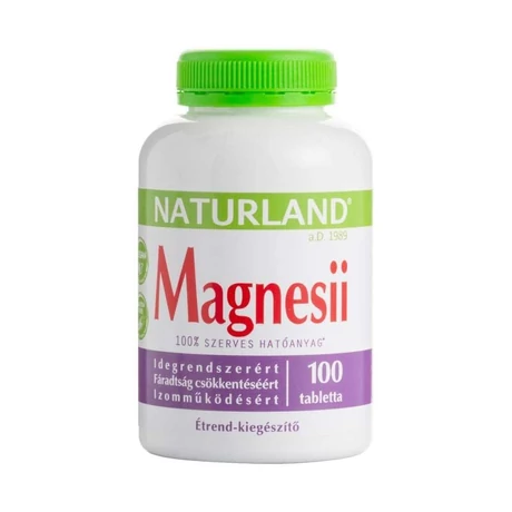 Naturland Magnesii étrend-kiegészítő tabletta 100x