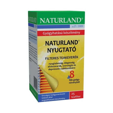 Naturland Nyugtató teakeverék filteres 25x1,5 g