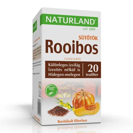 Naturland Sütőtök-rooibos teakeverék 20x1,5 g