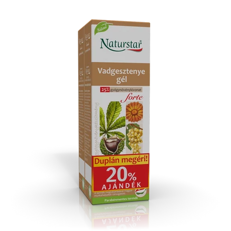 Naturland Naturstar Vadgesztenye gél forte DUPLA 2x60 ml
