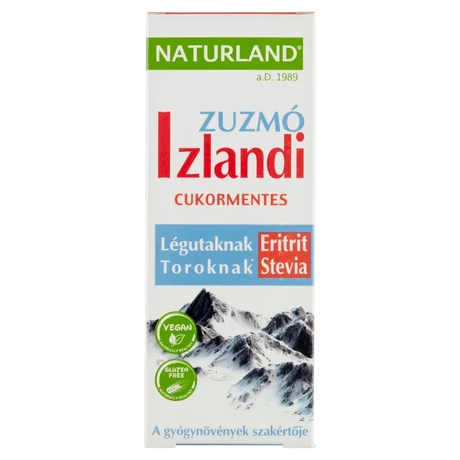 Naturland Izlandi zuzmó cukormentes 150 ml