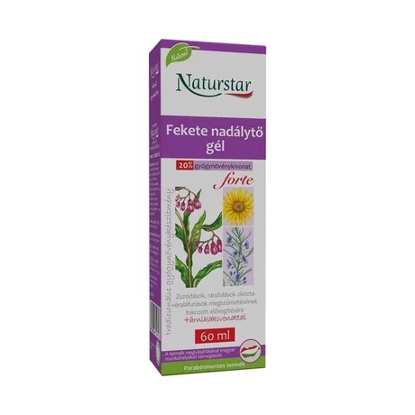 Naturland Naturstar Fekete nadálytő gél forte parabénmentes 60 ml