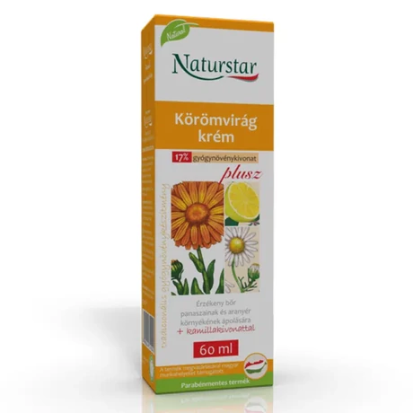 Naturland Naturstar Körömvirág krém parabénmentes 60 ml