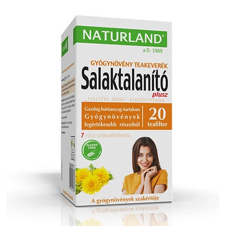 Naturland Salaktalanító plusz teakeverék filteres 20x1,75 g