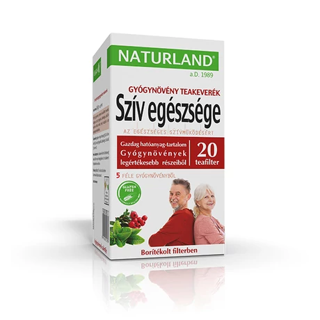 Naturland Szív egészsége gyógynövény teakeverék 20x1,3 g