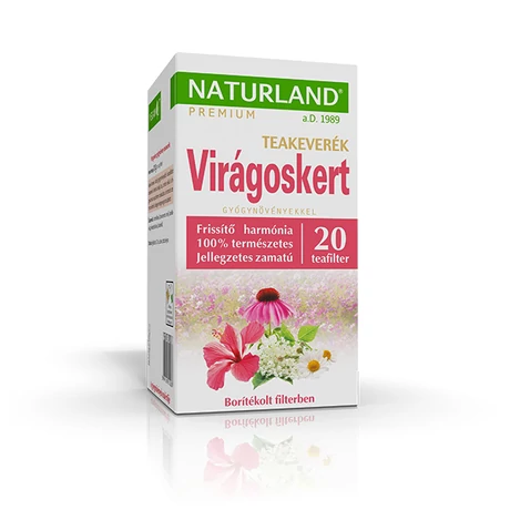 Naturland Virágoskert gyógynövény teakeverék 20x1,5 g