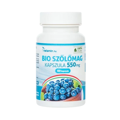 Netamin Bio Szőlőmag 550mg kapszula 60x