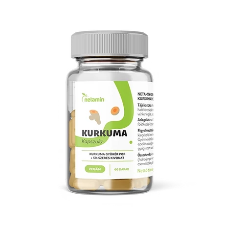 Netamin Kurkuma 500 mg kapszula 60x