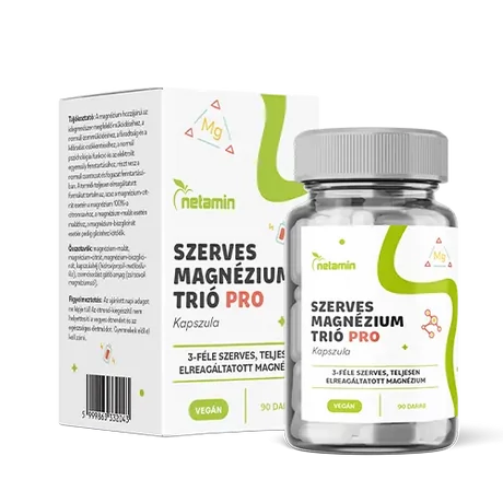 Netamin Szerves Magnézium Trió PRO 90 kapsz
