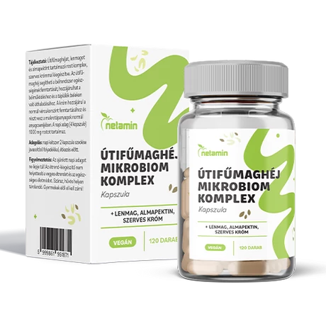 Netamin Útifű Maghéj Rost Komplex kapszula 120x