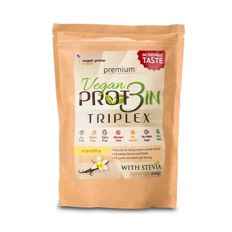 Vegan Prot3in Triplex fehérjepor 550g (vanília)