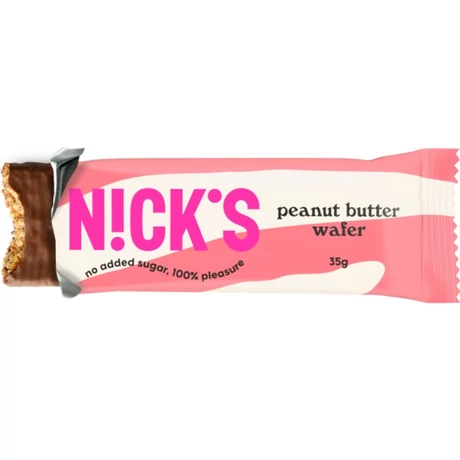 Nick's csokoládés ostya peanutbutter 40g (kex)