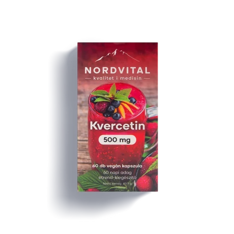 Nordvital Kvercetin 500 mg 60db vegán kapszula