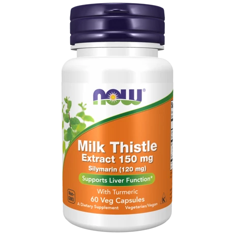 NOW Silymarin Milk Thistle 150mg 60 vegan kapszula