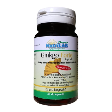 NutriLAB Ginkgo Forte kapszula 30X