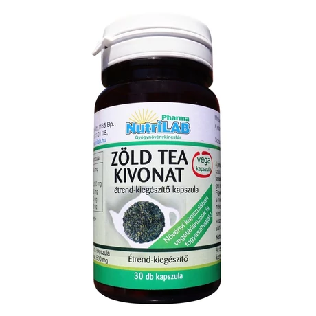 NutriLAB Zöld tea kivonat kapszula 30X