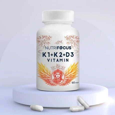 Nutrifocus K1+K2+D3-Vitamin 60 db