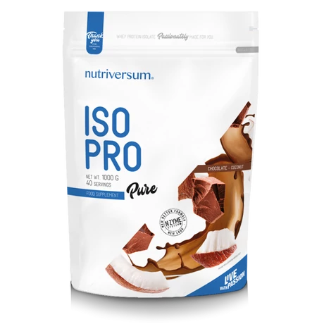 Nutriversum Pure Iso Pro 1000g csokoládé-kókusz