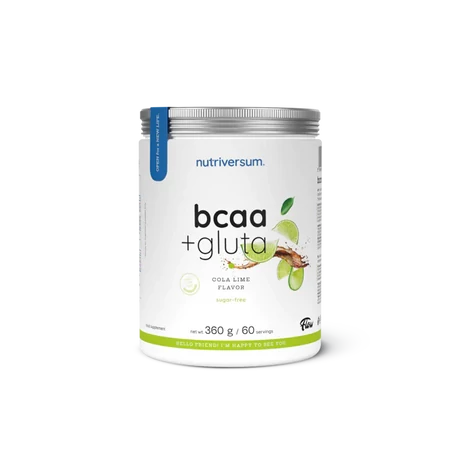 Nutriversum - FLOW - BCAA + GLUTA sugar free Cola-Lime 360 g