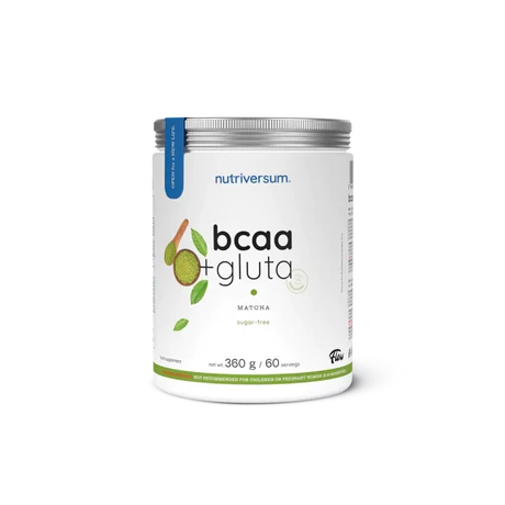 Nutriversum - FLOW - BCAA + GLUTA sugar free matcha 360 g