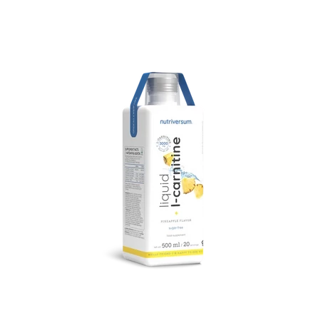 Nutriversum Liquid L-Carnitine 3000 mg L-karnitin 500 ml ananász