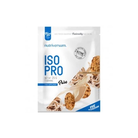 Nutriversum PURE Iso Pro 25g cookie and cream