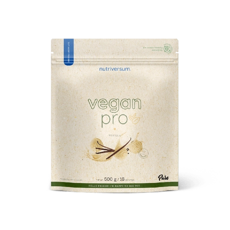 Nutriversum Pure Vegan Pro vegán fehérjepor 500g vanília