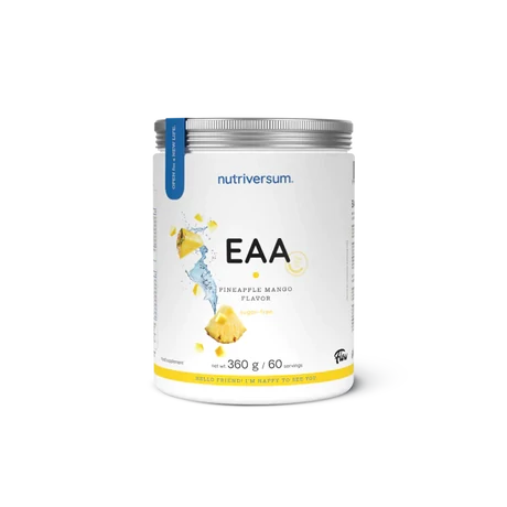 Nutriversum  FLOW - EAA Sugar Free Ananász-mangó 360 g