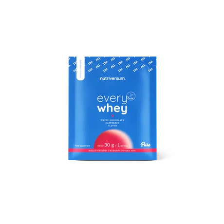 Nutriversum - PURE - Every Whery 30g fehér csokoládé-málna