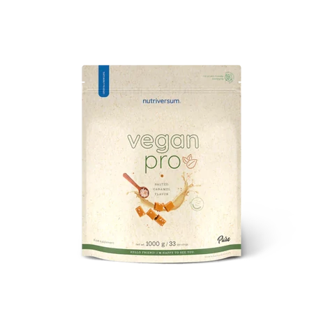 Nutriversum Vegan Pro 1000 g fehérjepor sós karamell