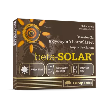 Olimp Labs Beta-solar - AZ EGÉSZSÉGES, NAPBARNÍTOTT BŐRÉRT