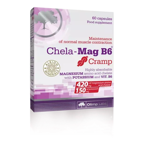 Olimp Labs Chela-Mag B6- Káliummal- IZOMGÖRCSÖK ELLEN