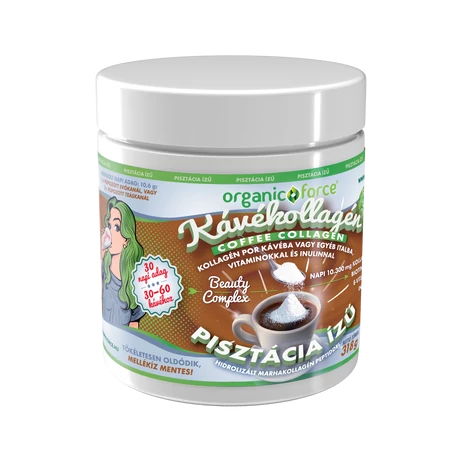 Organic Force Coffee Collagen pisztácia 318g