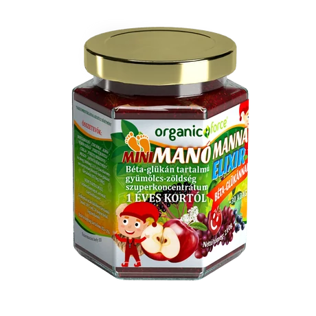 Organicforce MINI Manó Manna Elixír 210g 1-3 éves kor között