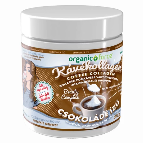 Organicforce Coffee Collagen 318g Csokoládé