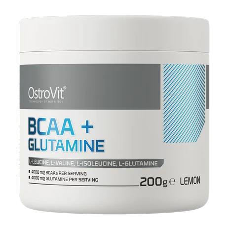 OstroVit BCAA + Glutamine 200 g citrom