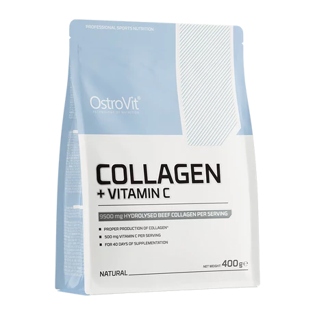 OstroVit Collagen + Vitamin C 400 g ízesítetlen