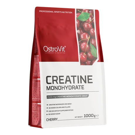OstroVit Creatine Monohydrate 1000 g cseresznye