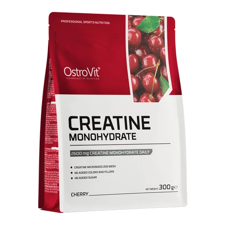 OstroVit Creatine Monohydrate 300 g cseresznye