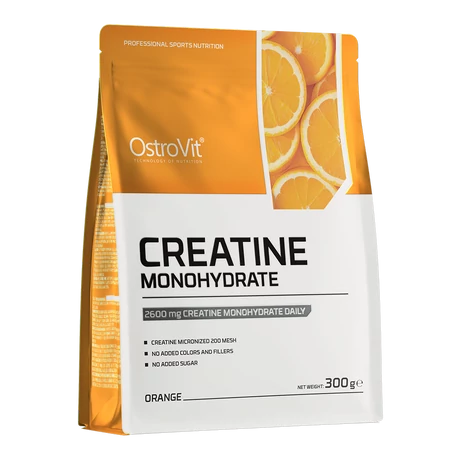 OstroVit Creatine Monohydrate 300 g narancs
